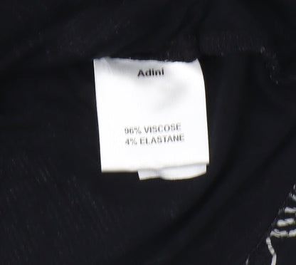 Womens UK Size S Adini Black Tunic Tunic