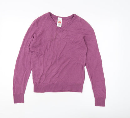 Womens UK Size 12 St Michael Purple Pullover Jumper
