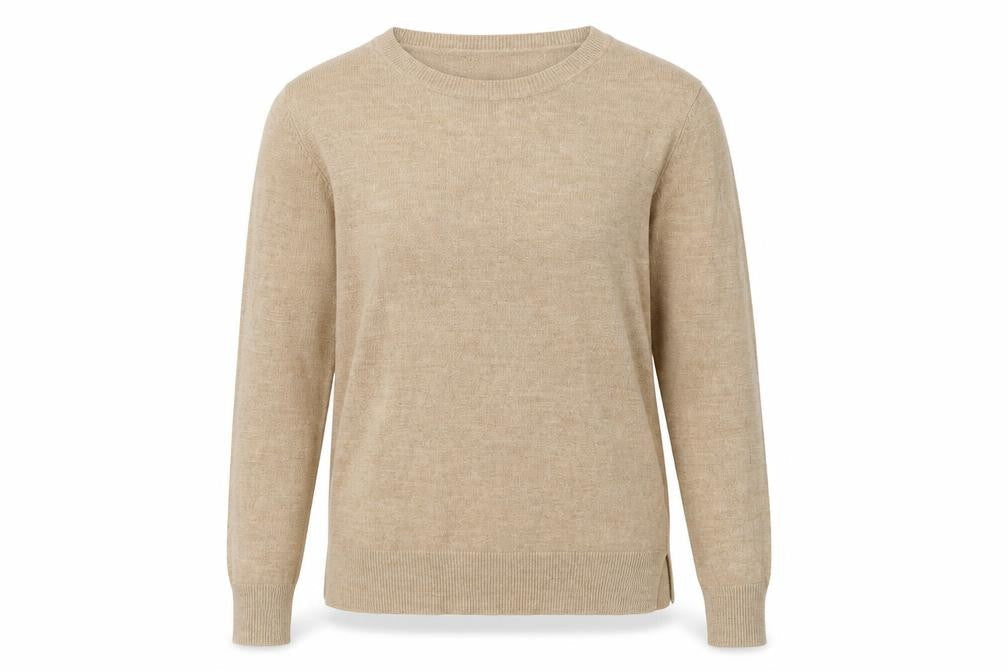Womens UK Size 14 Marks and Spencer Beige Pullover Jumper