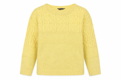 Womens UK Size 10 Dorothy Perkins Yellow Pullover Jumper