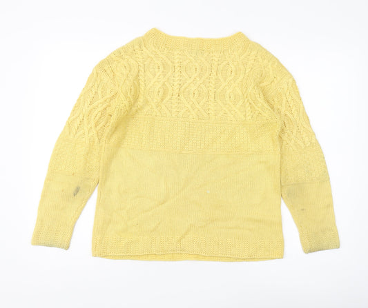 Womens UK Size 10 Dorothy Perkins Yellow Pullover Jumper
