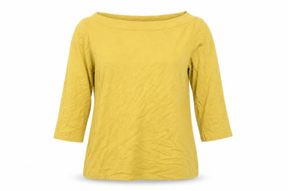 Marks and Spencer Women's Yellow Pullover Jumper