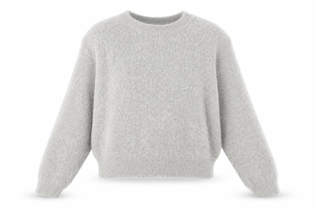 Womens UK Size L FOREVER 21 Grey Pullover Jumper