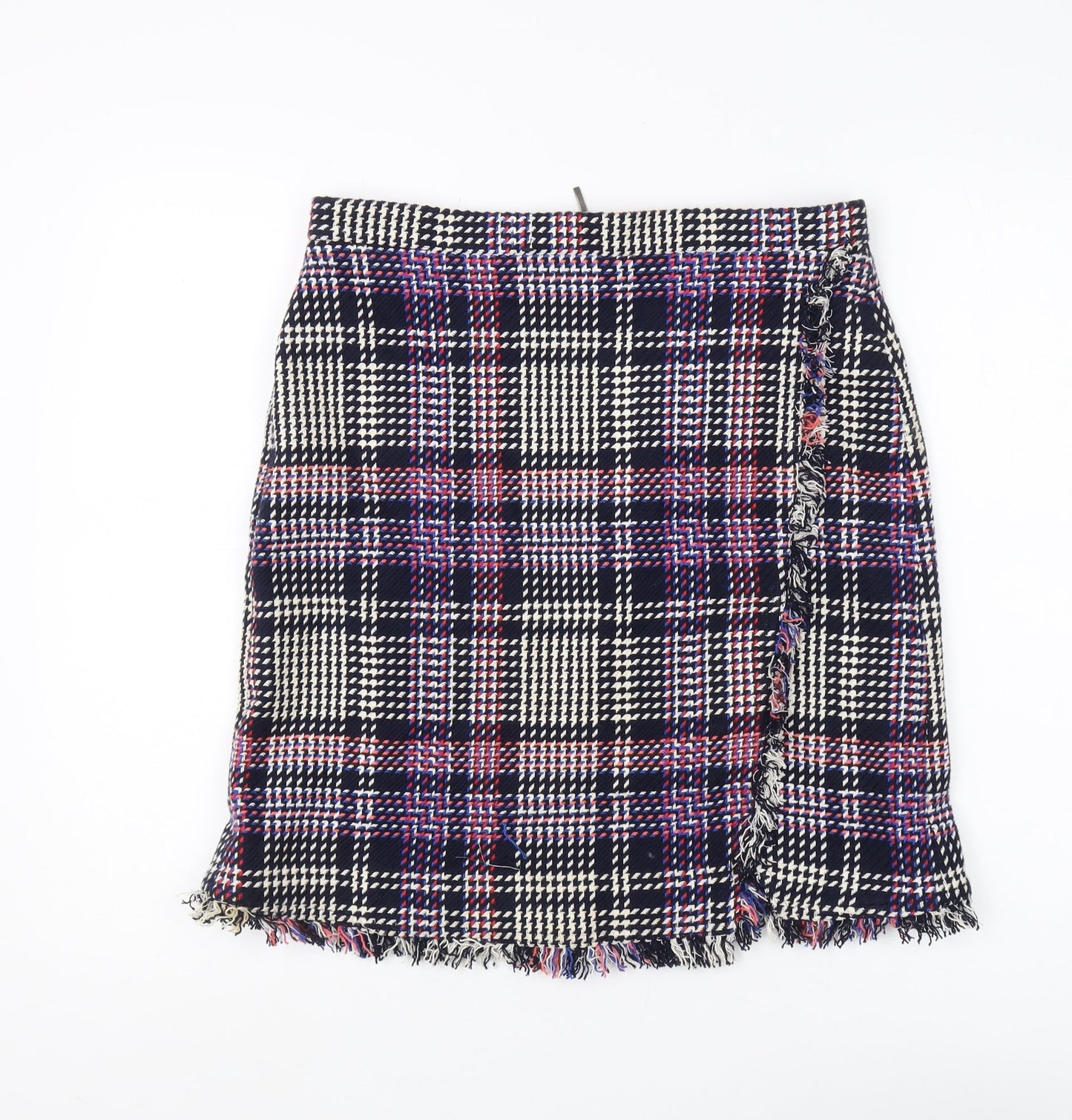 Marks and Spencer Women's Check Pencil Skirt Size 12