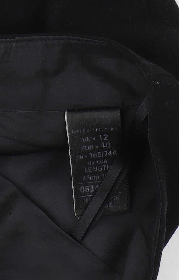 Marks and Spencer Women's Black Knee-Length Pencil Skirt