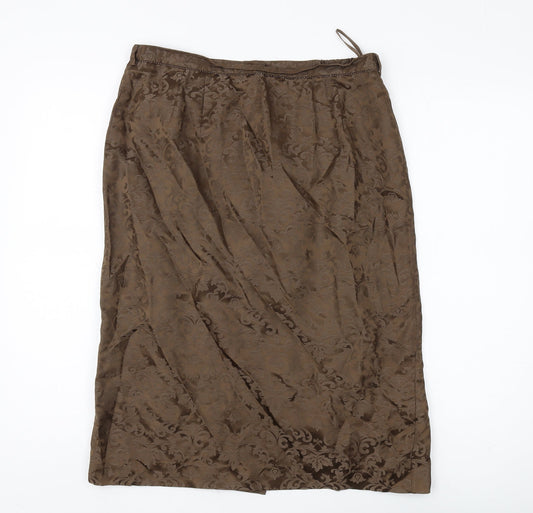 Debenhams Women's Size 12 Brown Skirt