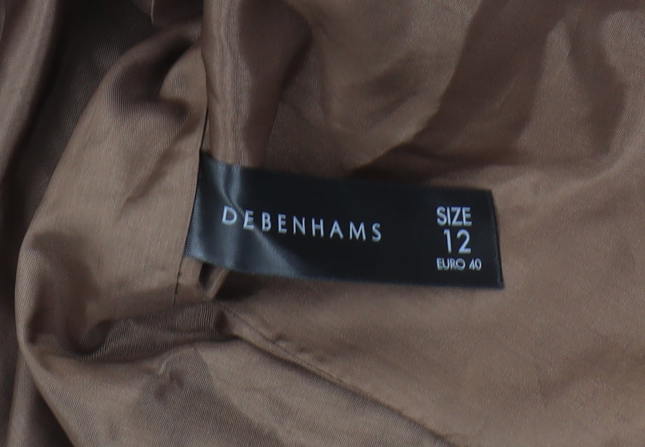 Debenhams Women's Size 12 Brown Skirt
