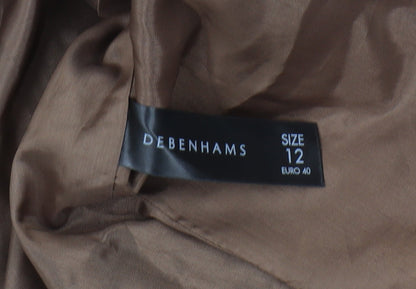 Debenhams Women's Size 12 Brown Skirt