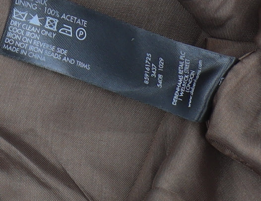 Debenhams Women's Size 12 Brown Skirt