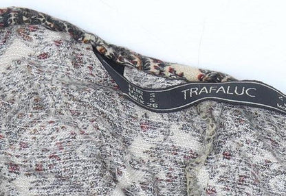 Zara Women's Brown Paisley Viscose Playsuit S