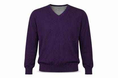 Mens UK Size M Marks and Spencer Purple Pullover Jumper