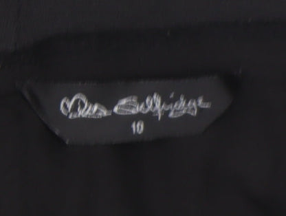 Miss Selfridge Black Beaded Women's Pencil Skirt Size 10