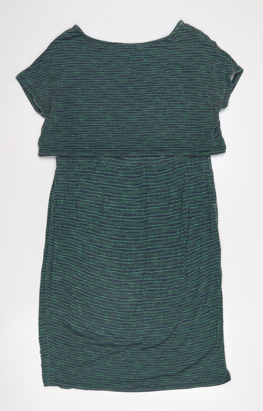 JoJo Maman Bébé Women's Green Dress, Short Sleeve, S