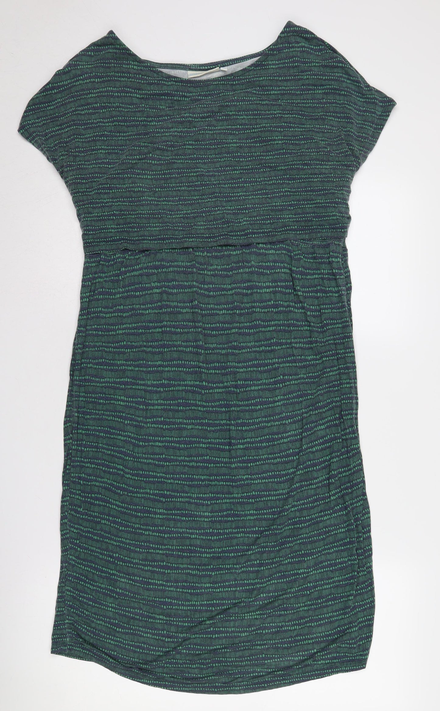 JoJo Maman Bébé Women's Green Dress, Short Sleeve, S