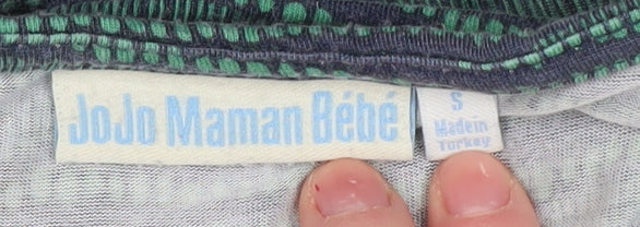 JoJo Maman Bébé Women's Green Dress, Short Sleeve, S