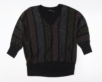 Womens UK Size 14 M&Co Multicoloured Pullover Jumper