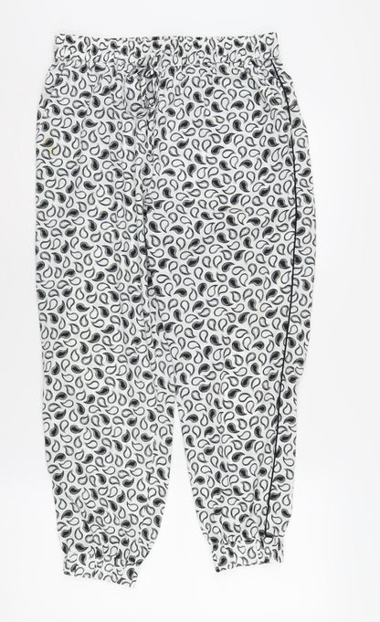 Womens UK Size 12 Capsule Relaxed Fit Jogger Multicoloured Trousers