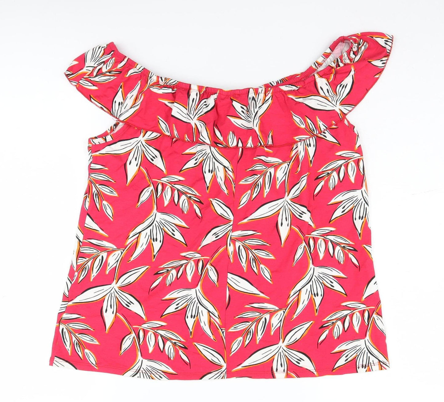 Womens UK Size 16 Roman Red Camisole Blouse
