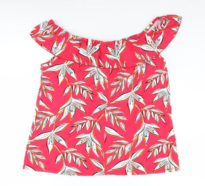 Womens UK Size 16 Roman Red Camisole Blouse