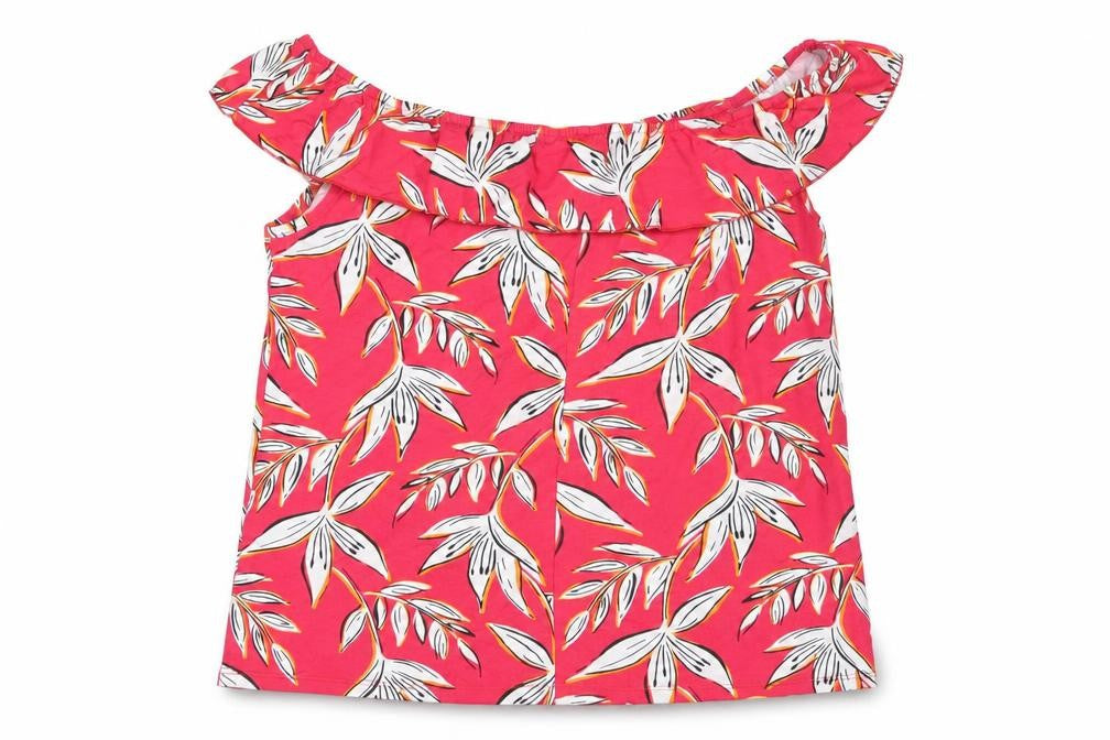 Womens UK Size 16 Roman Red Camisole Blouse