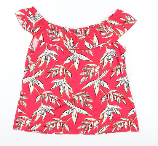 Womens UK Size 16 Roman Red Camisole Blouse