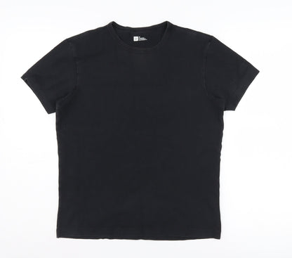 Gap Black Basic T-Shirt, Unisex Medium