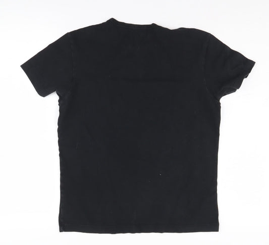 Gap Black Basic T-Shirt, Unisex Medium