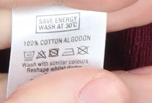 Topman Men's Red 1/2 Zip Jumper, L, Mock Neck