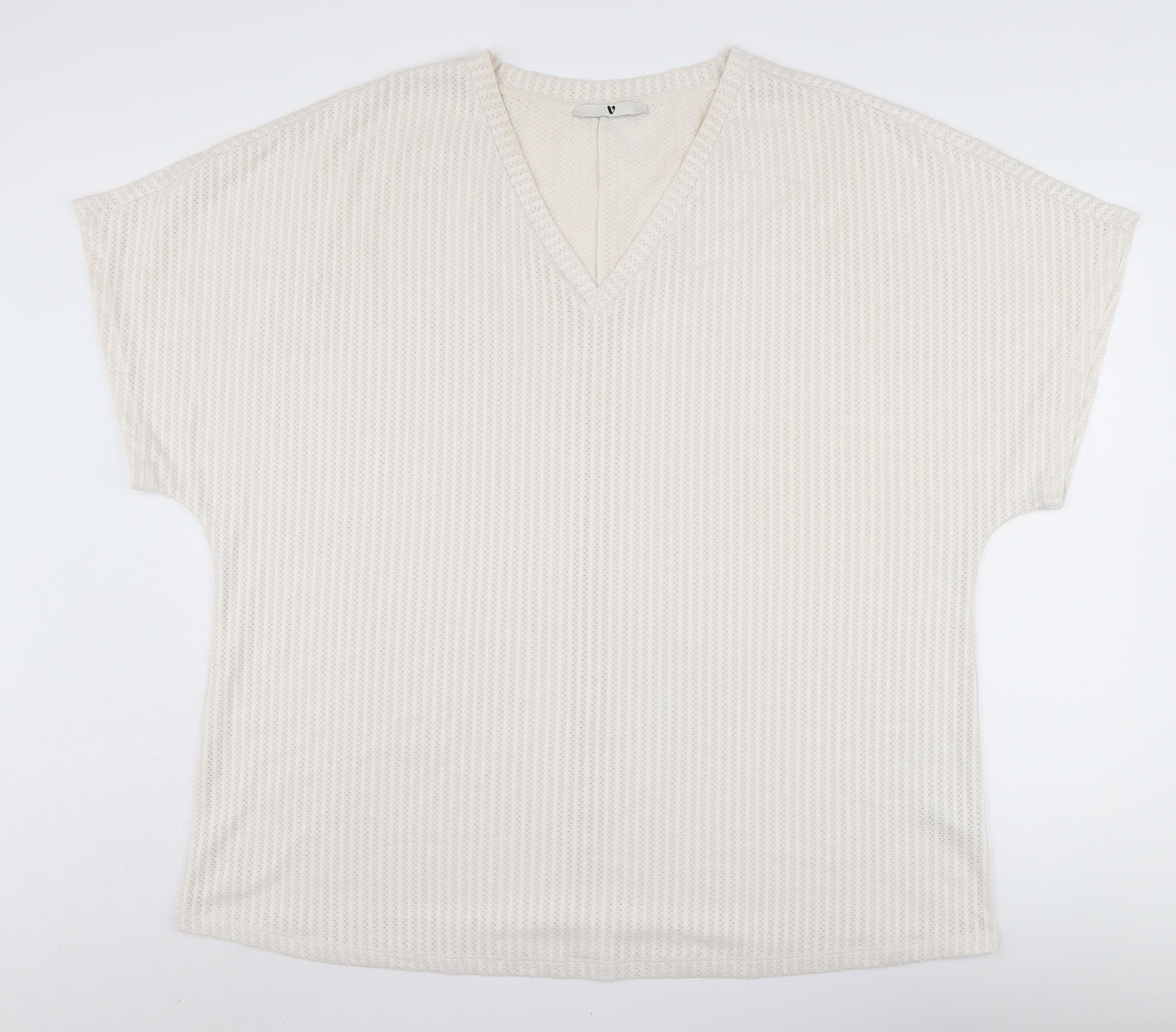 Womens UK Size 20 By Very Beige Basic Blouse