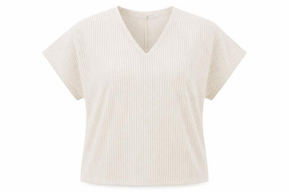 Very Women's Beige V-Neck Blouse Size 20
