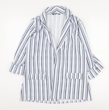 Quiz Women's Multicoloured Striped Blazer Size 12