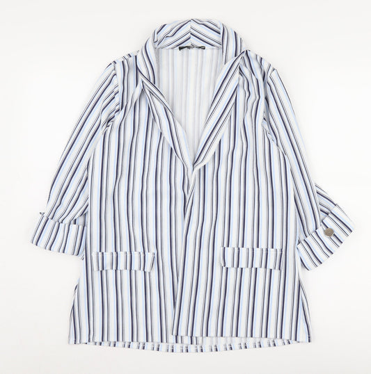 Quiz Women's Multicoloured Striped Blazer Size 12
