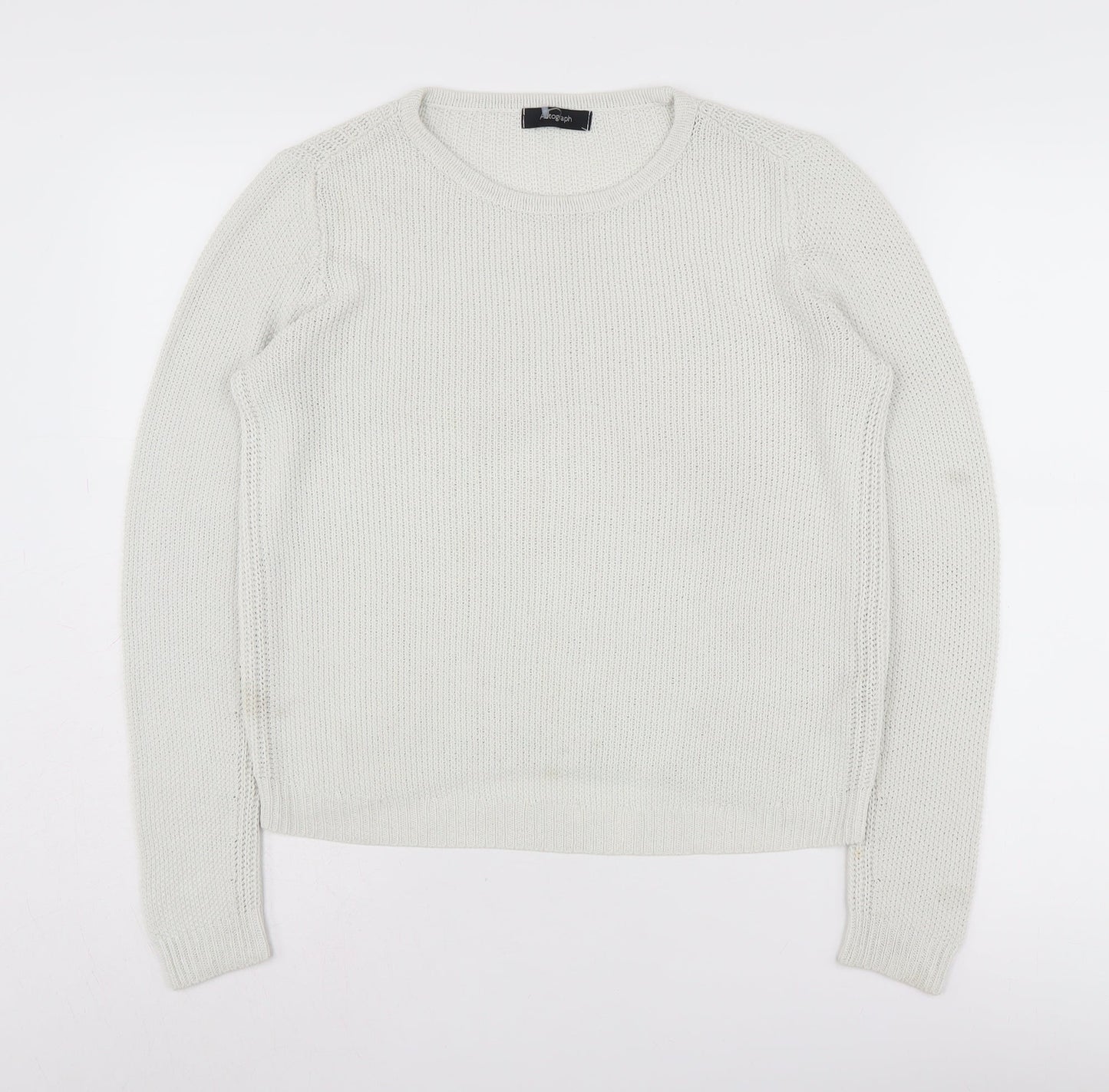 Womens UK Size 12 Marks and Spencer Ivory Pullover Jumper