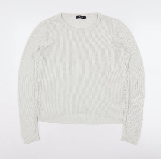 Womens UK Size 12 Marks and Spencer Ivory Pullover Jumper