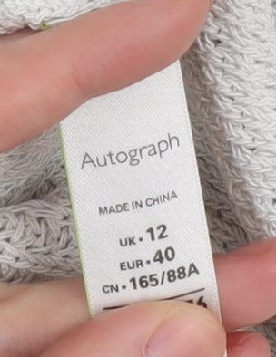 Womens UK Size 12 Marks and Spencer Ivory Pullover Jumper