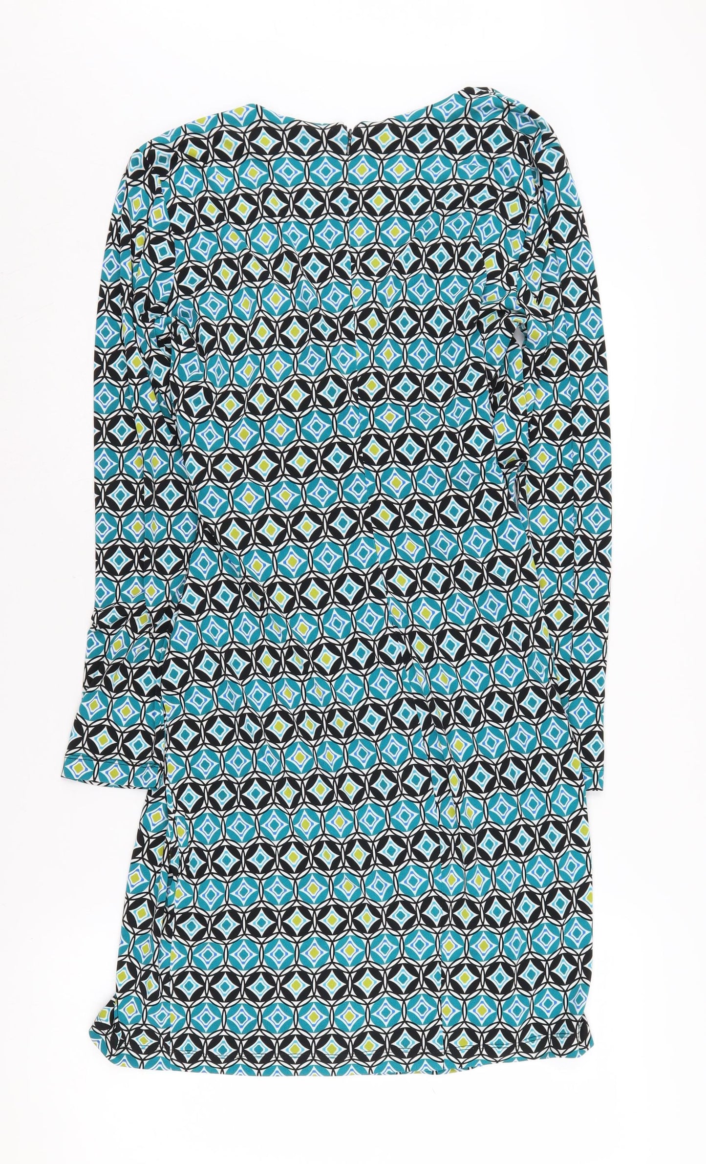 Episode Women's Geometric Dress UK 14 Multicolour