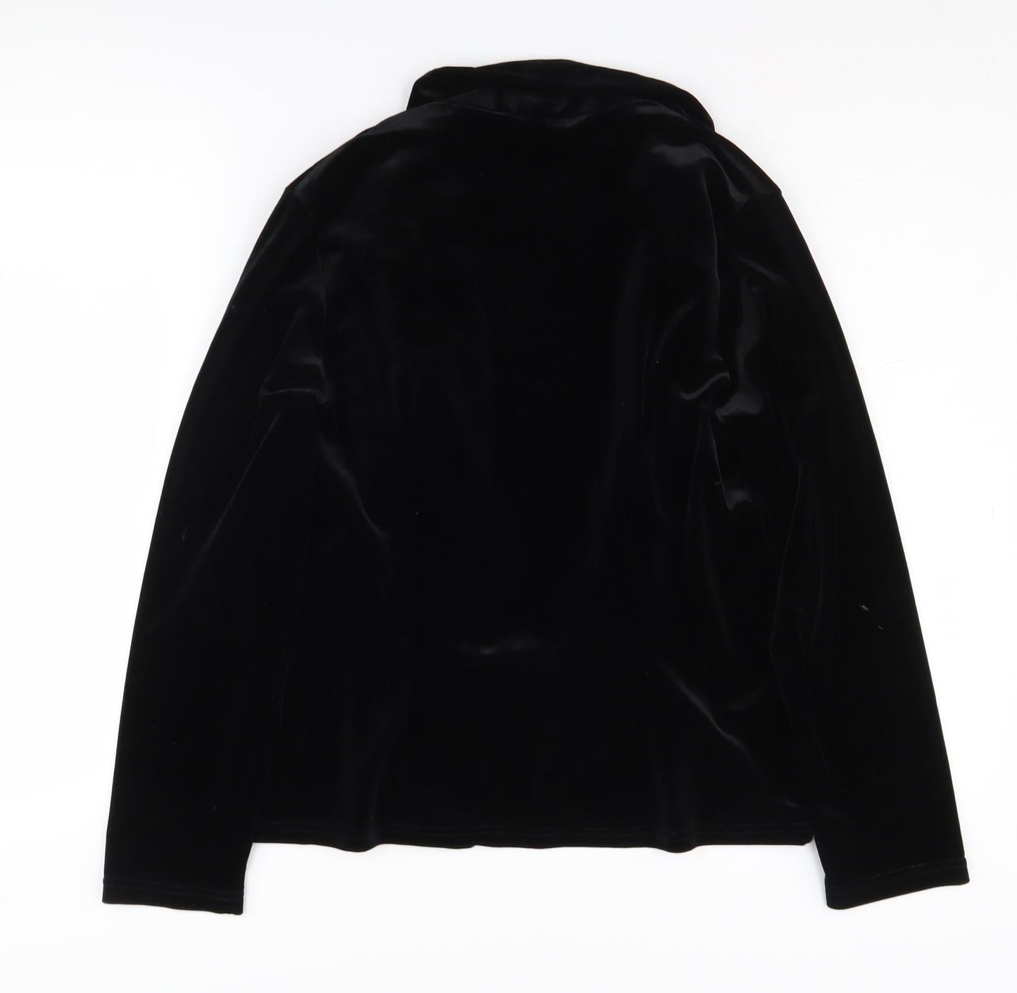 Wallis Women's Black Velvet Blazer Size 12