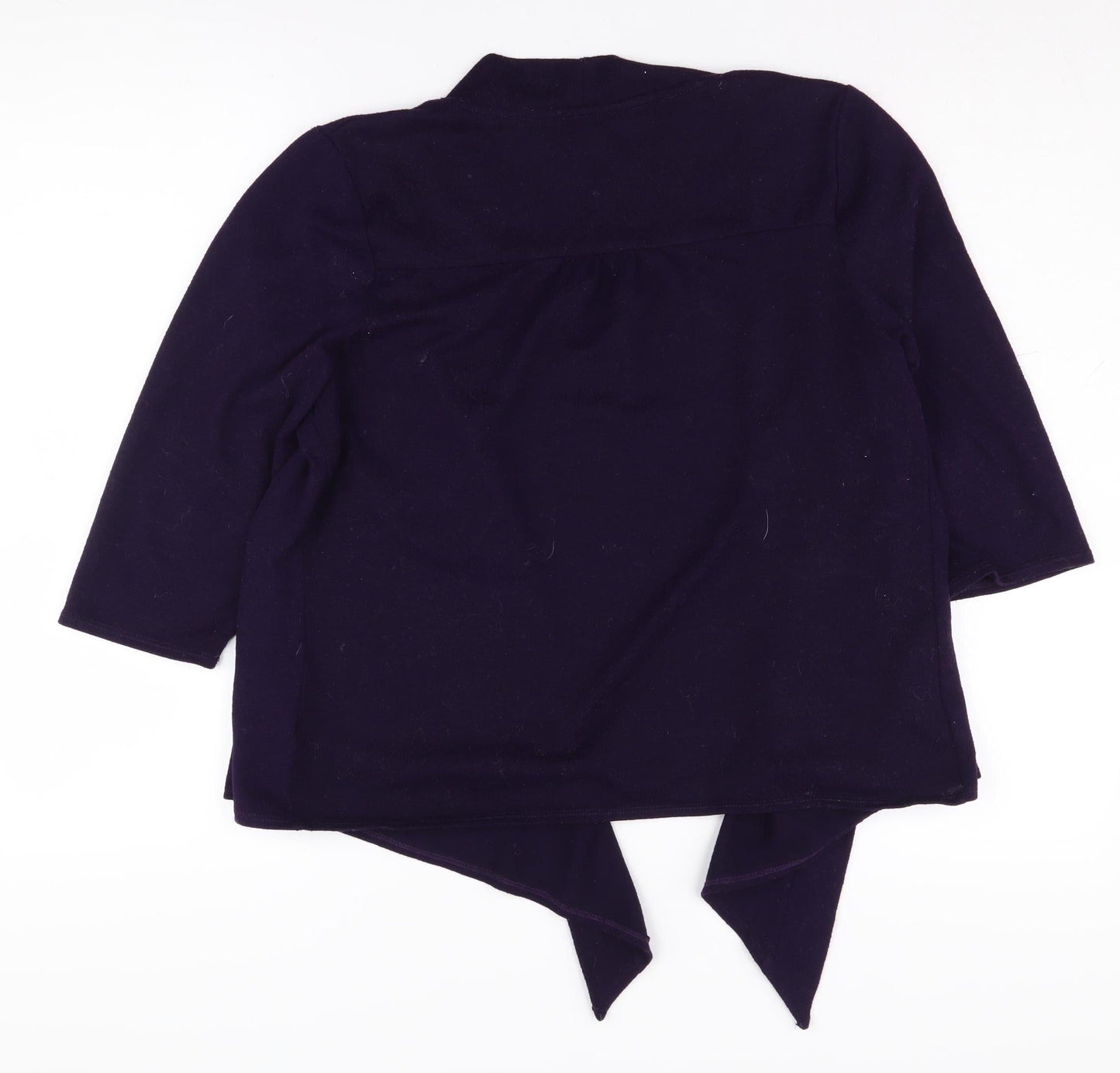 Womens UK Size M TIGI Purple Cardigan Jumper
