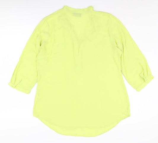 Womens UK Size M Wallis Yellow  Blouse