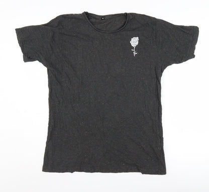 Mens UK Size XL Continental Black  T-Shirt