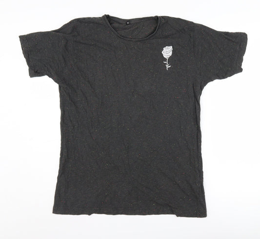 Mens UK Size XL Continental Black  T-Shirt