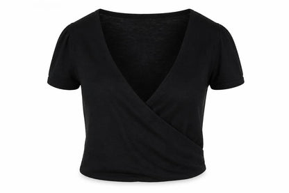Womens UK Size M Wallis Black Wrap Jumper