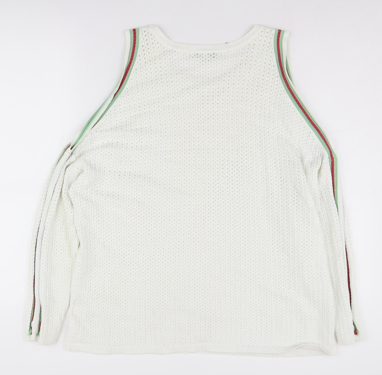 Womens UK Size 16 NEXT White Pullover Jumper
