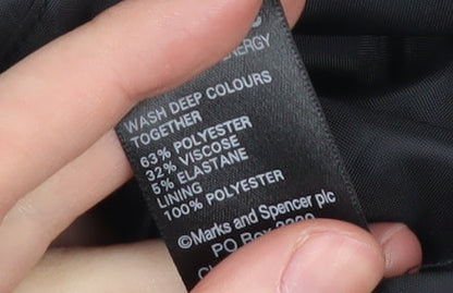 Marks and Spencer Women's Black Sheath Dress Size 12