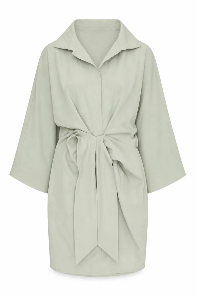 ASOS DESIGN Green Tall Women's Collared Dress Size 10