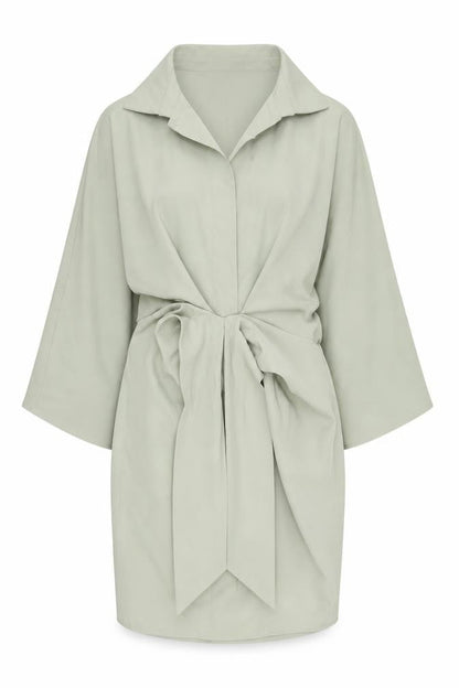 ASOS DESIGN Green Tall Women's Collared Dress Size 10