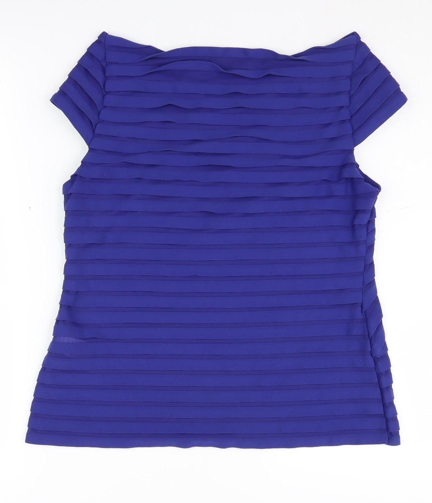 Womens UK Size 16 Marks and Spencer Purple Wrap Blouse