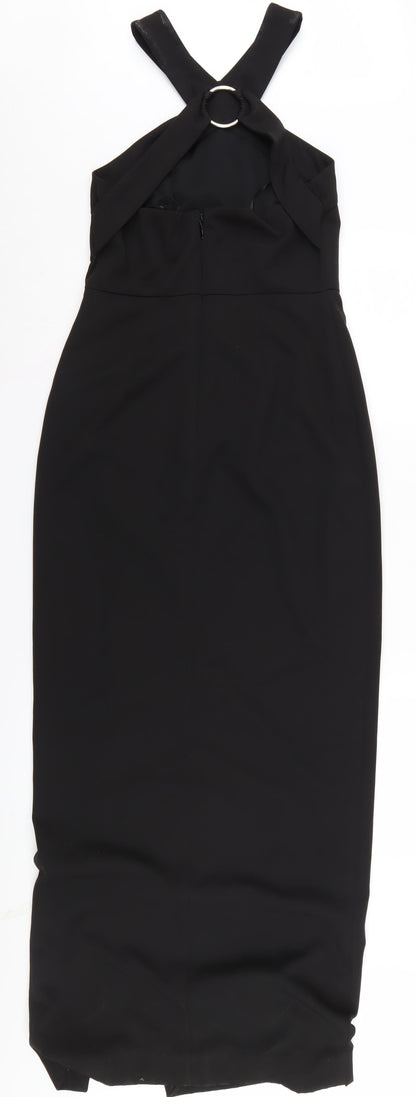Topshop Women's Black Bodycon Dress Size 12