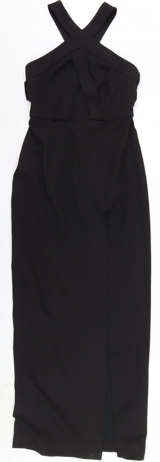 Topshop Women's Black Bodycon Dress Size 12