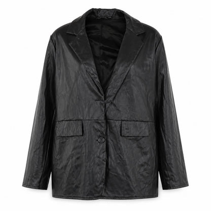 Womens UK Size 10 PRETTYLITTLETHING Black Basic Jacket Blazer